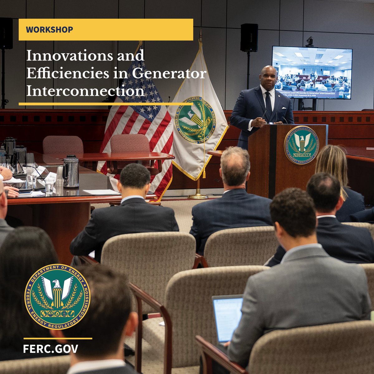 TOMORROW: Day 2 of <a href="/FERC/">@FERC</a>’s Interconnection Workshop starts at 9 a.m. Wednesday, September 11. Watch &amp; get more information here: ferc.gov/news-events/ev…