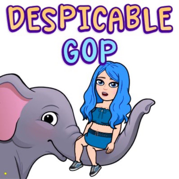 AndreaTwitmo's tweet photo. @MeidasTouch I agree wholeheartedly but it’s about par for the #DespicableGOP. There is NO LOW that is TOO LOW for the @GOP #MAGAMorons https://t.co/ek0wUg71la