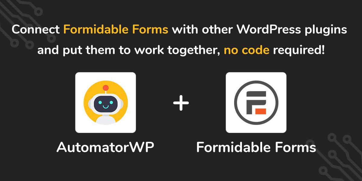AutomatorWP's tweet image. Automate @FormidableForms &amp;amp; your #WordPress plugins with #NoCode like:
- Submits a form &amp;gt; Add @iMember360 tag
- Submits a specific #field value &amp;gt; Add to @BuddyBossWP group
- Submits a form &amp;gt; Enroll in #LearnPress course
More info 👇
automatorwp.com/add-ons/formid…
#automator #automation