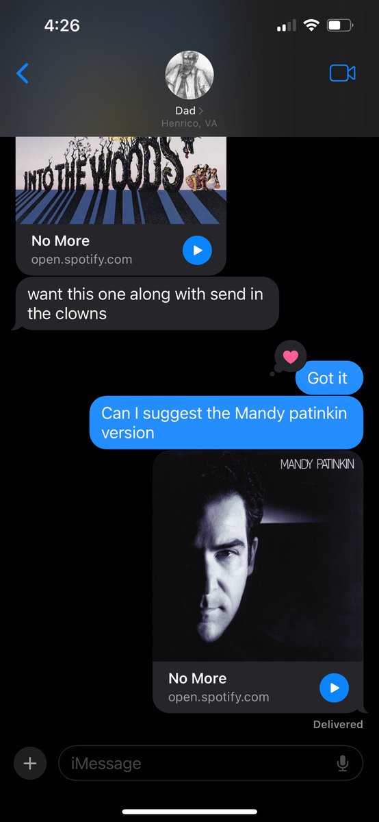 Are you normal or does your dad text you about his funeral playlist