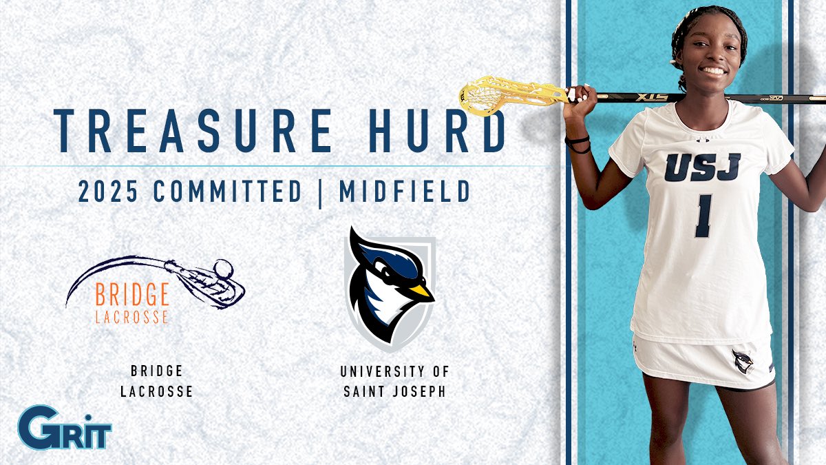 Congratulations to Treasure Hurd ('25, Midfield, Bridge) on her commitment to UNIVERSITY OF SAINT JOSEPH!

#PlayGRITLax