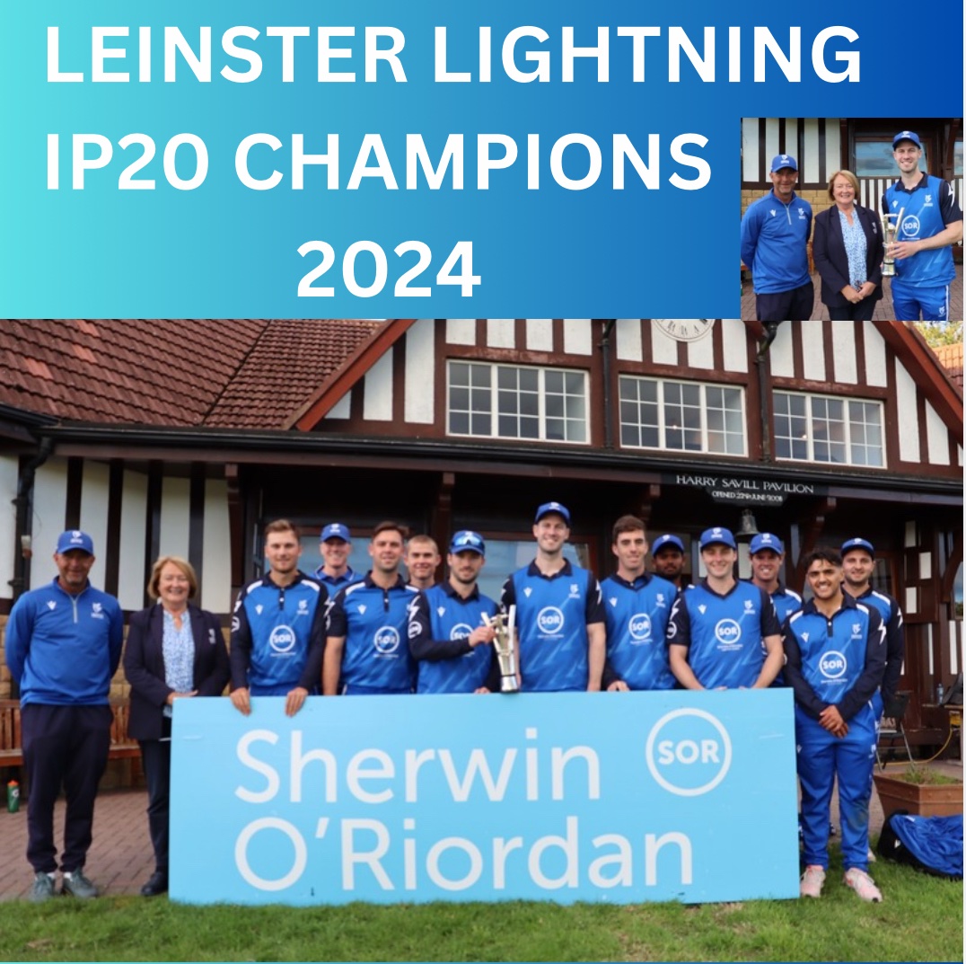 Cricket Leinster (@cricketleinster) on Twitter photo ⚡️LEINSTER LIGHTNING⚡️
Comhghairdeas <a href="/CL_LLightning/">Leinster Lightning</a> who are IP20 Champions for 2024! 🏆
Thanks <a href="/SherwinORiordan/">Sherwin O'Riordan LLP</a> for your sponsorship support! 🏏👏 ⚡️LEINSTER LIGHTNING⚡️
Comhghairdeas <a href="/CL_LLightning/">Leinster Lightning</a> who are IP20 Champions for 2024! 🏆
Thanks <a href="/SherwinORiordan/">Sherwin O'Riordan LLP</a> for your sponsorship support! 🏏👏