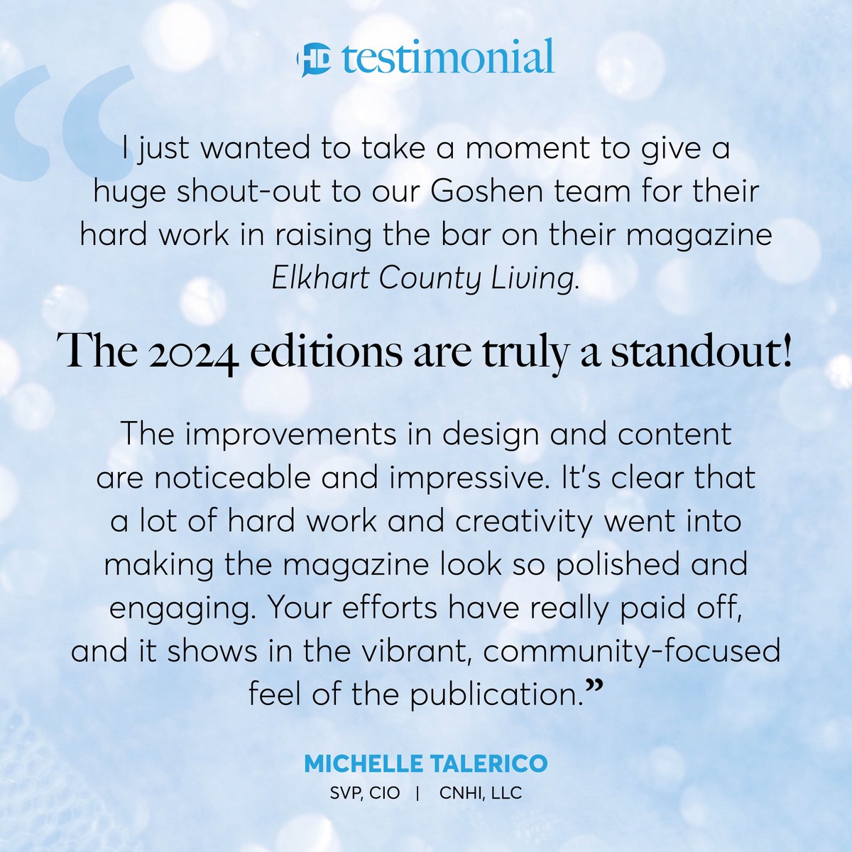 HardenDigital's tweet photo. Thank you to one of our magazine clients for this wonderful review!

We have been designing their magazines since their 2023 holiday edition. We've designed 5 magazines for them so far, and are currently working on the 6th issue.

Check them out at https://t.co/crBBi6h30y https://t.co/acNbAhvXNx