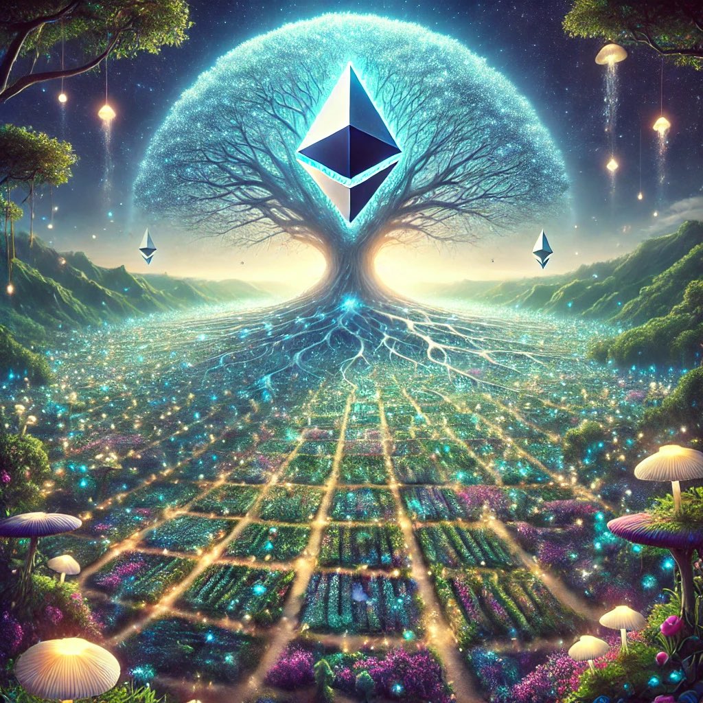 Ethereum is an infinite garden.

Build whatever you want, whenever you want, and harness the lifeblood of the ETH world tree to power what you build.