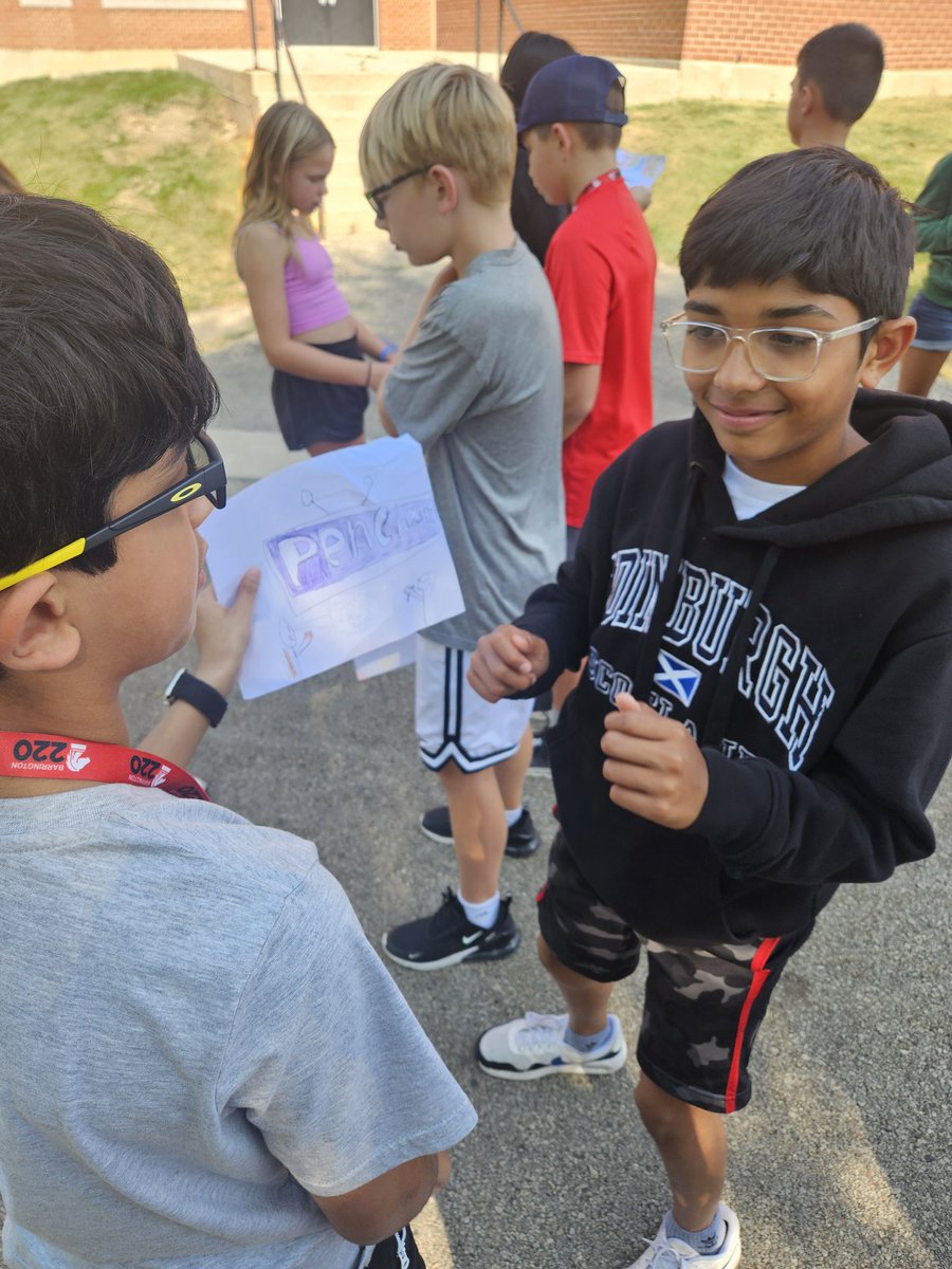 Getting some sunshine and learning our vocab--perfect combo! <a href="/220Prairie/">BMS Prairie</a> <a href="/barrington220/">Barrington 220</a>