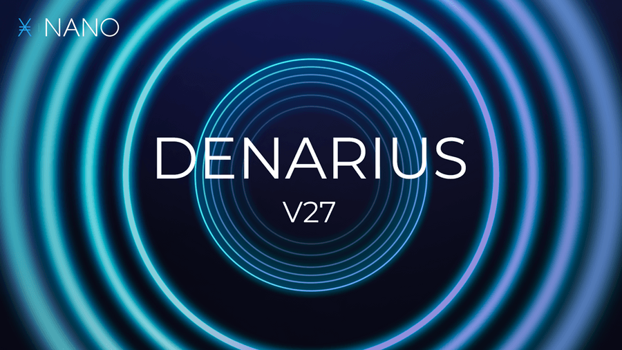 🎁 We're giving away free Nano to celebrate V27 🎁

👉 First 1,000 addresses in replies will instantly receive 0.027 Nano
👉 1 lucky winner will earn $27 of Nano (Follow+RT+tag a friend)

$XNO #BTC #cryptocurrency