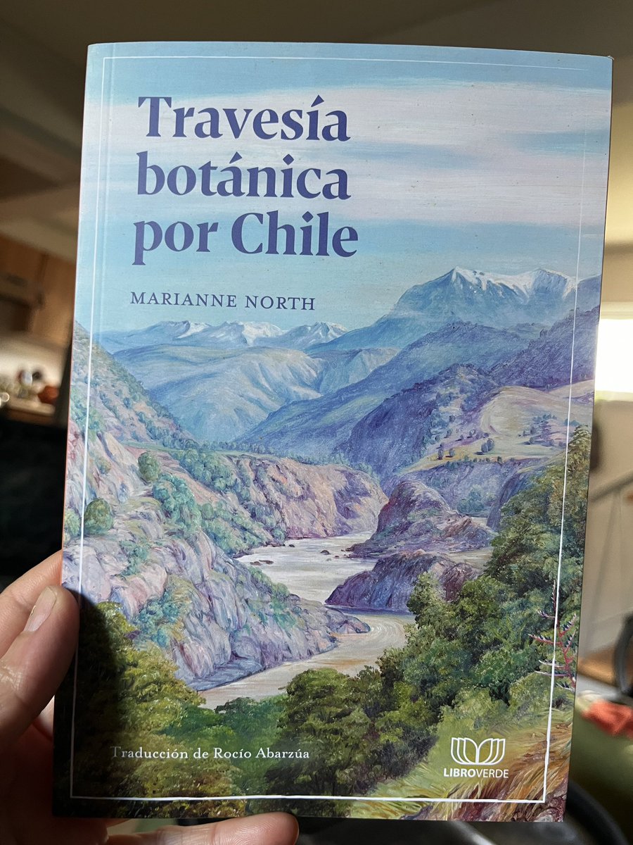 Estoy súper emocionada porque me llegó mi libro de Marianne North hoy, es su diario de viaje por Chile 💚💚💚

Gracias <a href="/LibroVerde_/">Libro Verde</a> por editar esta maravilla 🥰