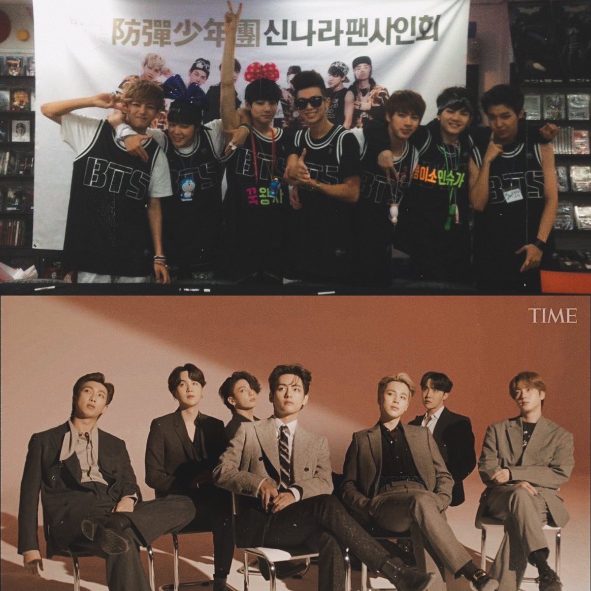 villainsjeon's tweet photo. from ‘nobodies’ to legends, the 19th greatest pop star of the 21st century and the biggest group. https://t.co/vjNZvwTd3k