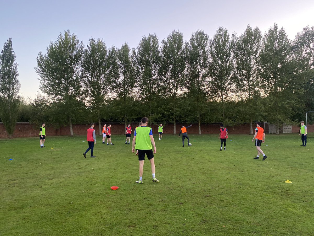 Great turnout for the final training session before our first league game away against ‘Newark and Sherwood’ on Saturday.