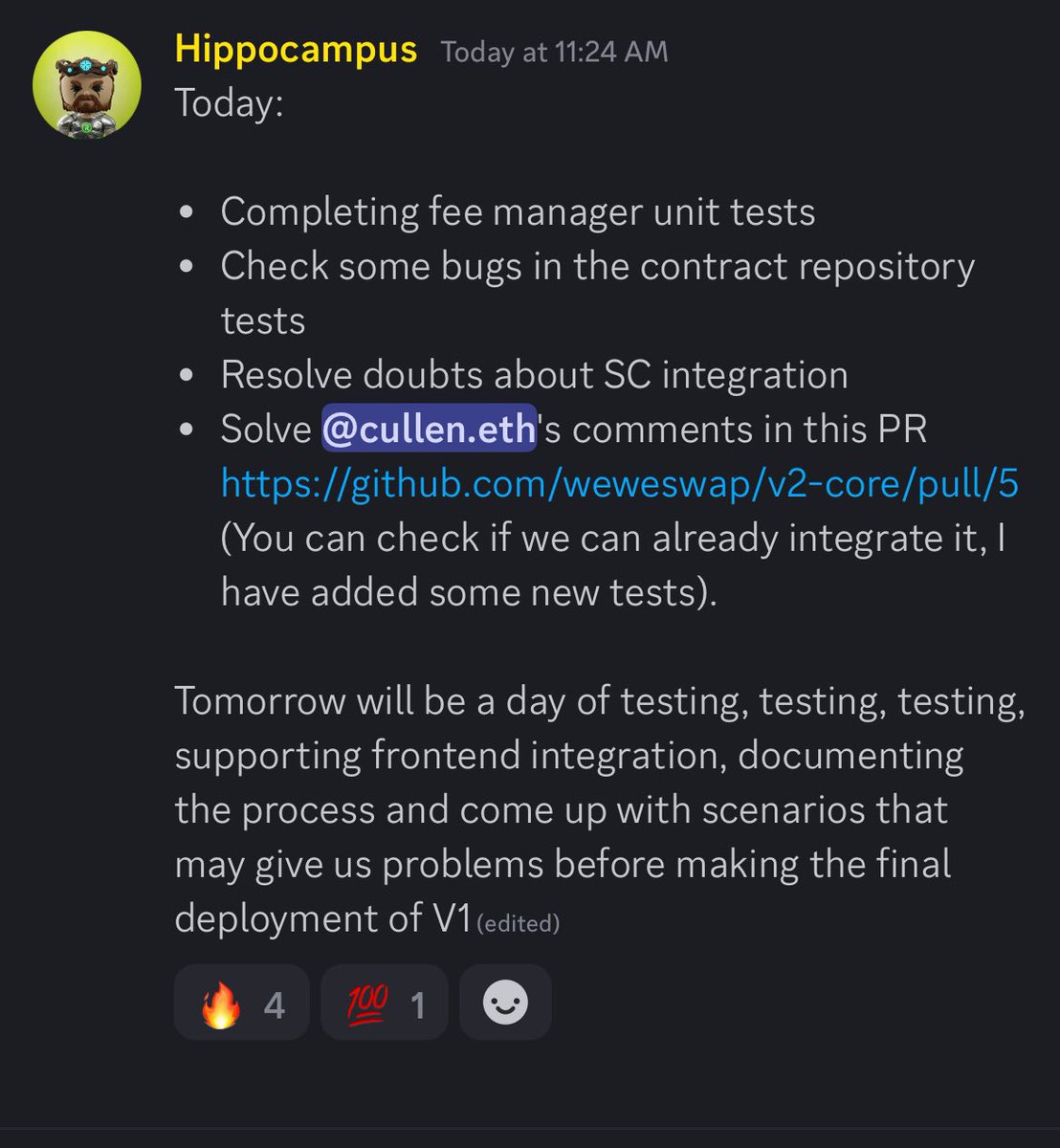 weweswap's tweet image. $WEWE are doing a lot of testing today

+ Merge reaching final stages in the background