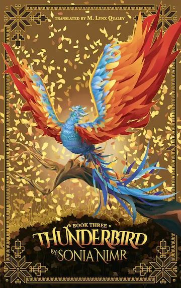 Happy publication day to <a href="/mlynxqualey/">M Lynx Qualey</a> and Sonia Nimr. Thunderbird Book Three is here and the trilogy's complete! 

#middlegradefantasy #Palestinianliterature