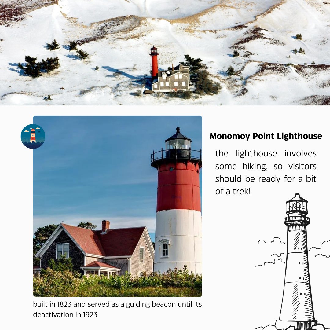 travelprtp's tweet image. Monomoy Point Lighthouse

Built in 1823 and deactivated in 1923, Monomoy Point Lighthouse near #Chatham is known for its iconic red color. Accessible via the #Monomoy Island Ferry, getting there requires a bit of a hike!