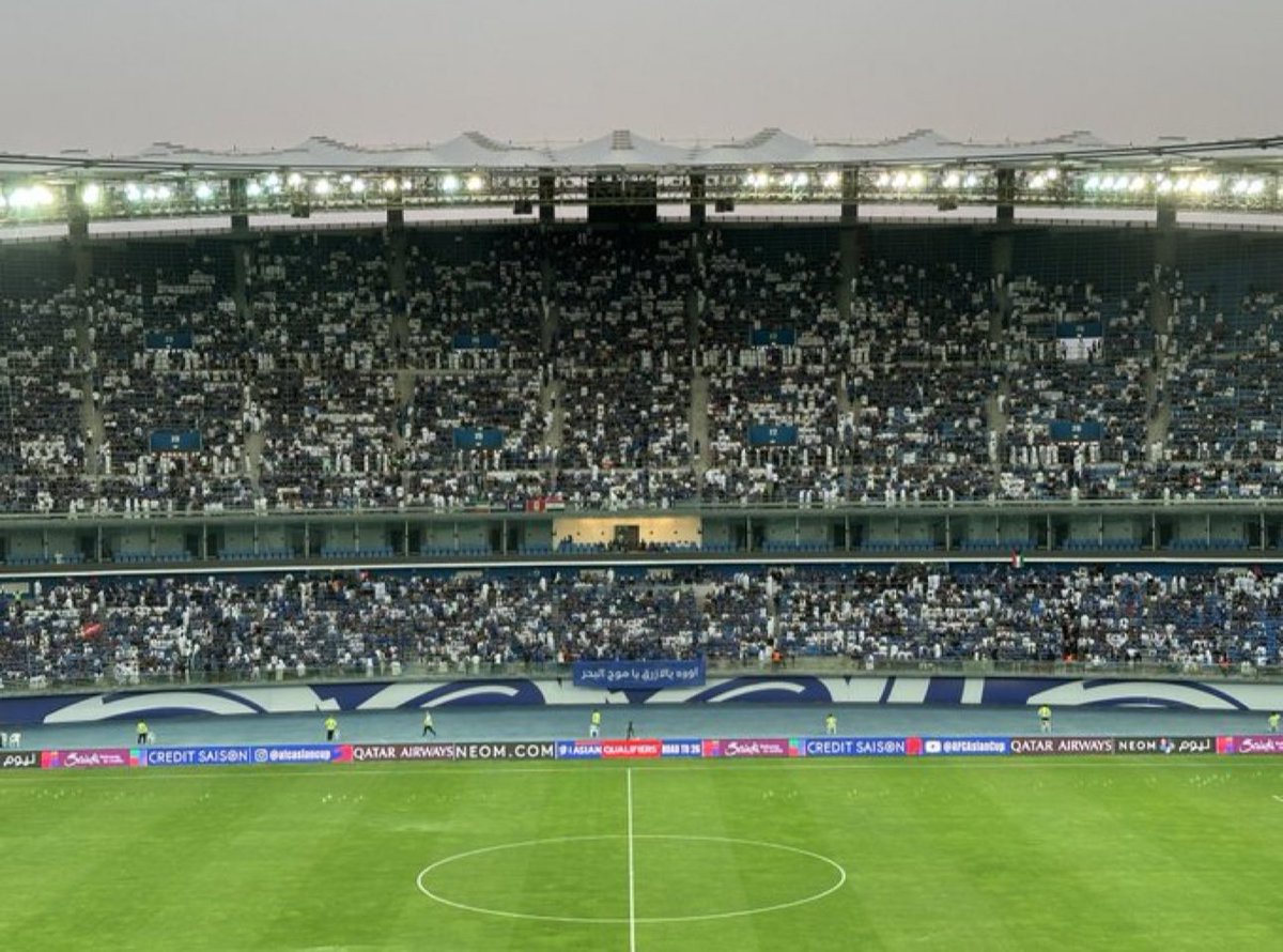 اللهم لك الحمد والشكر لك يا رب كان ودنا نفرح جمهورنا بالثلاث نقاط لكن قدر الله ما شاء فعل نقطه افضل من لا شيء في بداية التصفيات شكرا بحجم السماء للشعب الكويت كافه والجمهور الكويتي الكبير الي حضر في هذه الاجواء الحاره شكرا لكم 💙🇰🇼