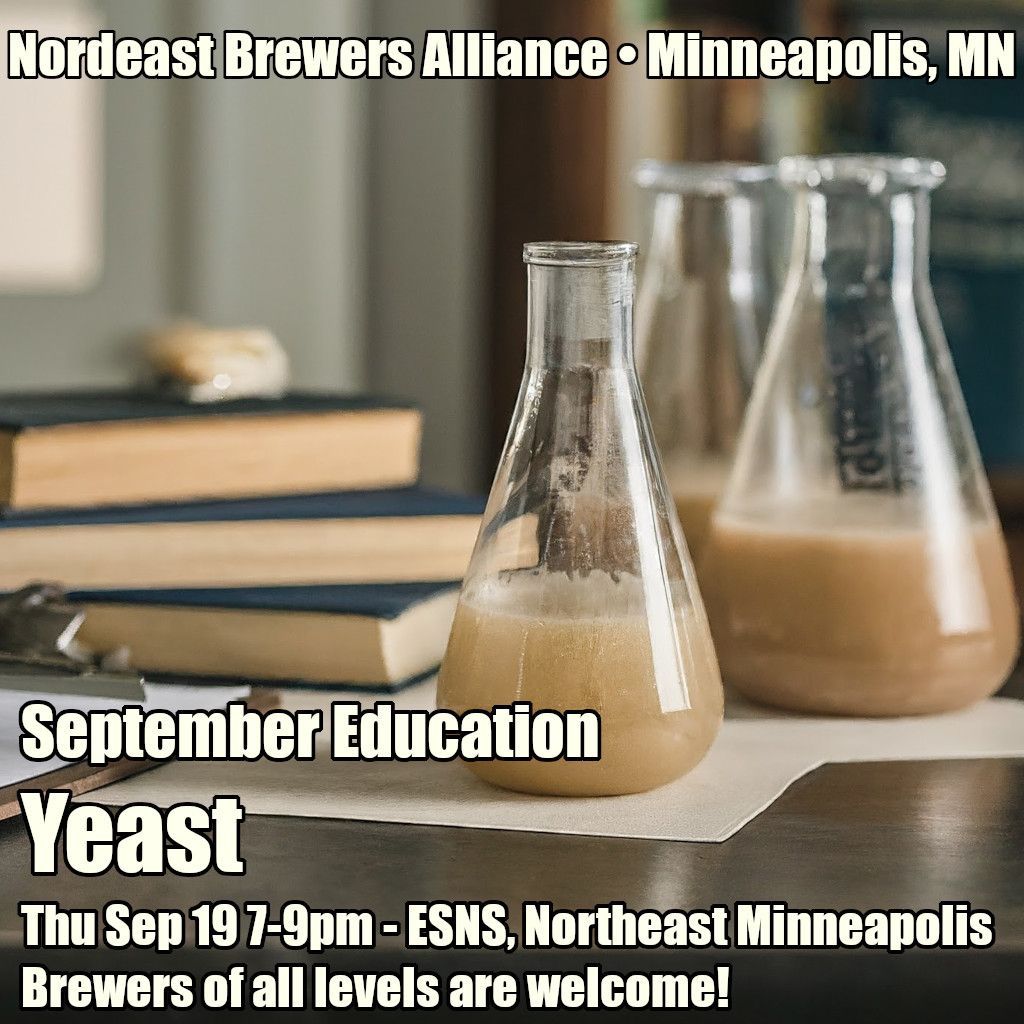 Next week at the NBA monthly meeting we will take a look at yeast during our education topic. How does it work and what is it doing with all those sugars that we give it? We will be in the main room at ESNS and hope you can join us!
#mnbeer #homebrewing #homebrewclub