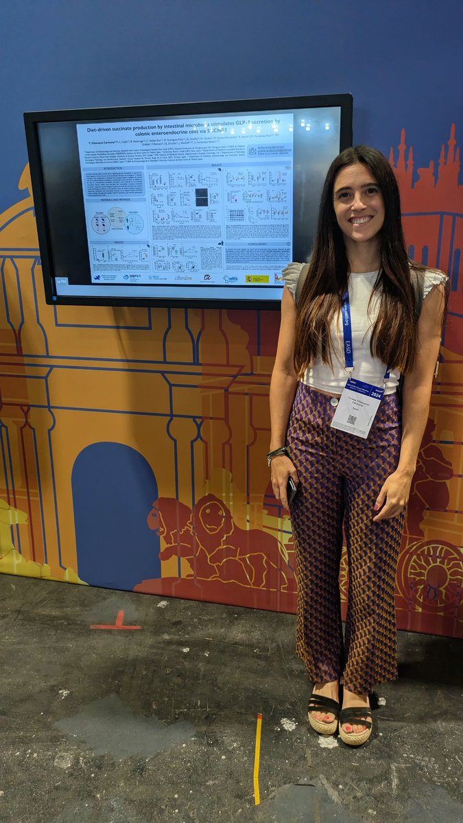 DIAMET Tarragona (@diamett) on Twitter photo Our PhD students <a href="/anna_marsal9/">Anna Marsal Beltran</a> and <a href="/tevillanuevacar/">Teresa Villanueva Carmona</a> are attending the #EASD2024 in Madrid this week, and today they presented their results via posters and oral communications.
Great job! 🎉👏🏻 Our PhD students <a href="/anna_marsal9/">Anna Marsal Beltran</a> and <a href="/tevillanuevacar/">Teresa Villanueva Carmona</a> are attending the #EASD2024 in Madrid this week, and today they presented their results via posters and oral communications.
Great job! 🎉👏🏻