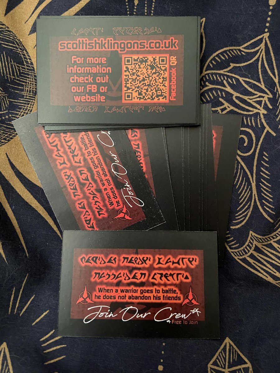 Scottish/North England, Wales +Ireland Klingons tweet media