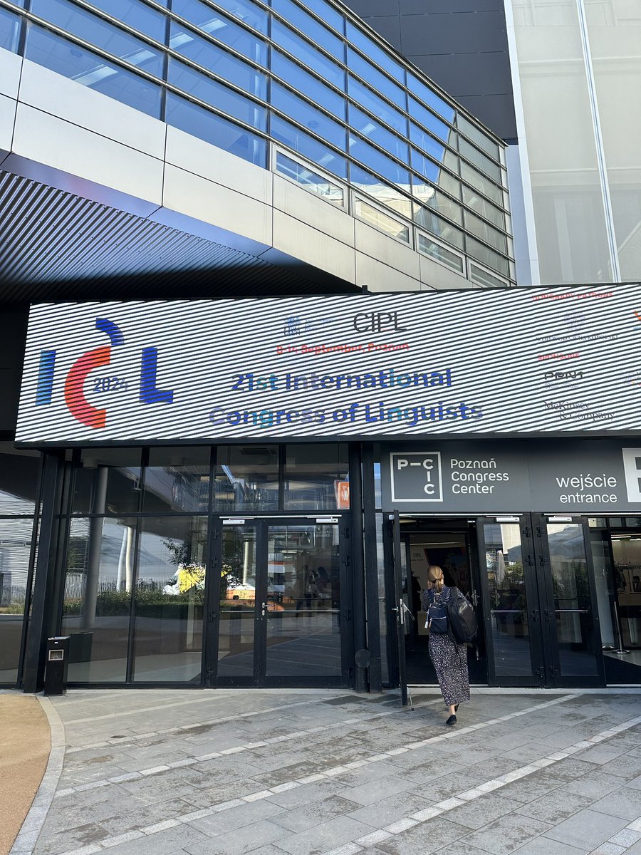 Raphaelanguages's tweet image. Today I finally got to the congress centre in Poznań for #ICL2024