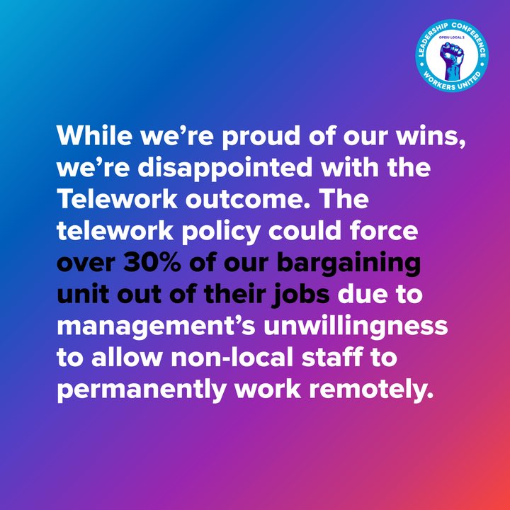 Leadership Conference Workers United tweet media