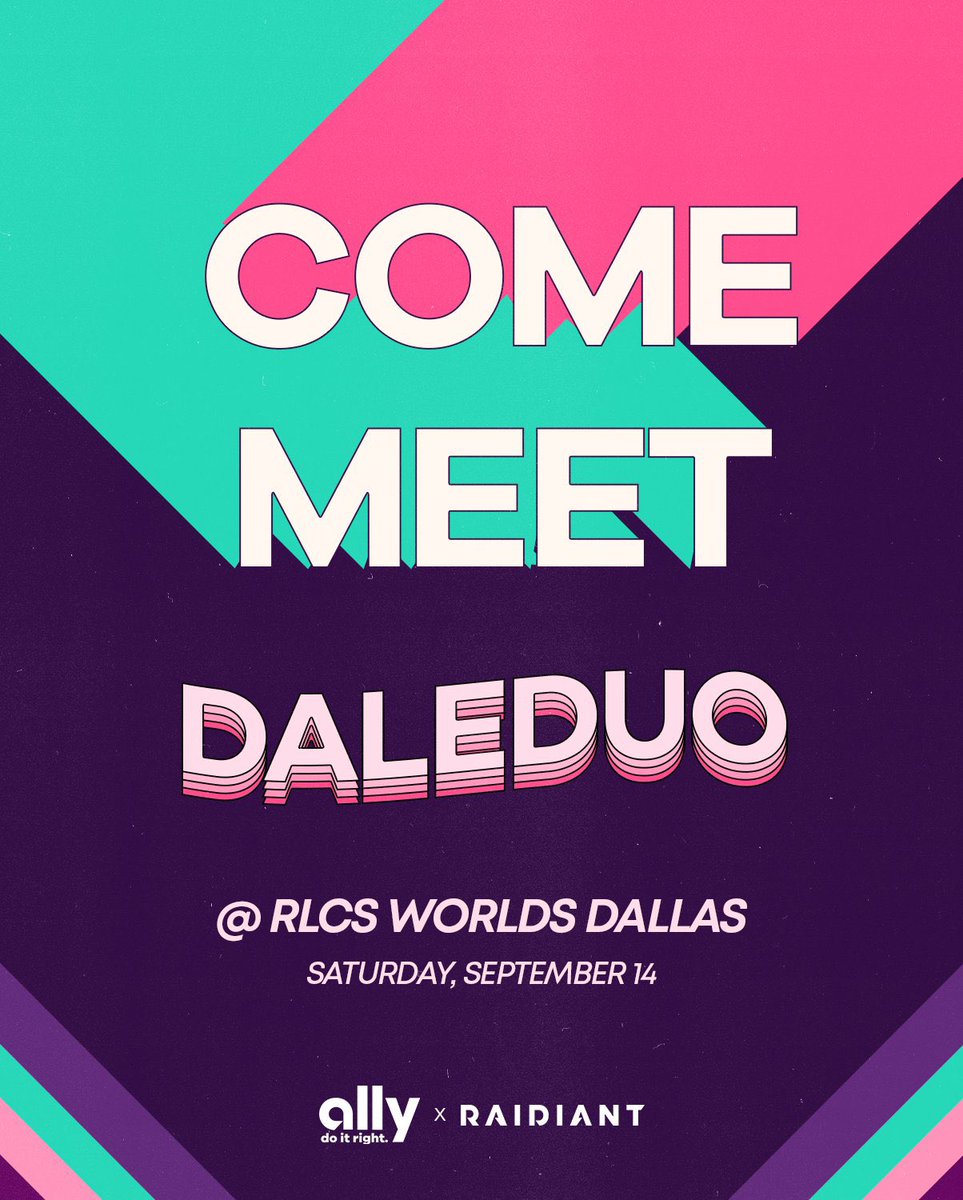 For those of you coming to RLCS Worlds this weekend, Come meet me on Saturday at 2pm at the Radiant booth! Would love to see you there! 💗

Huge thank you to <a href="/Ally/">Ally</a> and <a href="/RadiantGG/">322 is real</a> for the opportunity 🫶🏼