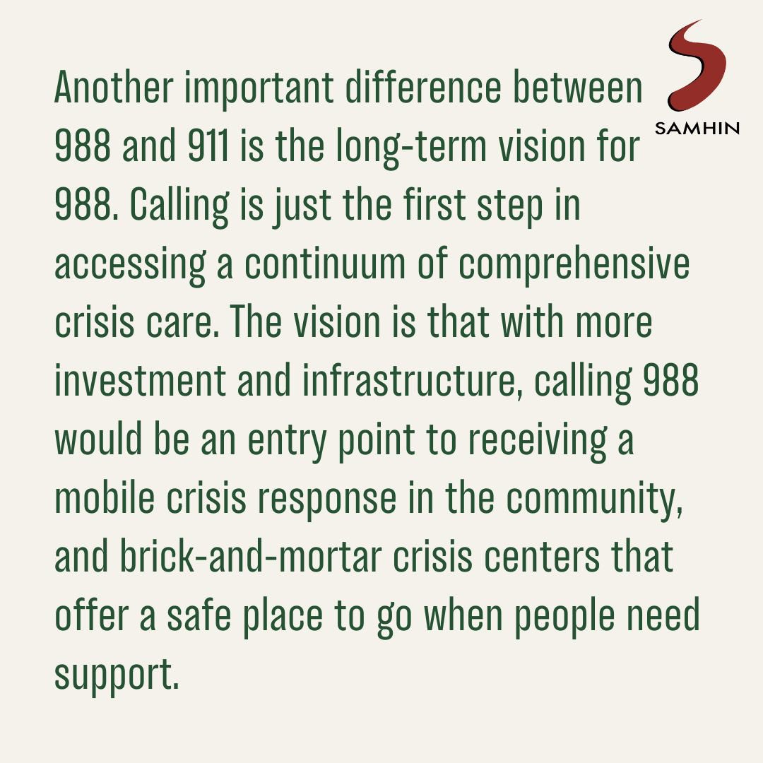 Today is #WorldSuicidePreventionDay2024, and this is wonderful opportunity to tell you about the new 988 Suicide and Crisis Lifeline. Dr. Vasudev Makhija penned a blogpost on the same

Read Blog: samhin.org/988-vs-911-cla…

#suicidepreventionawareness #suicidepreventionmonth