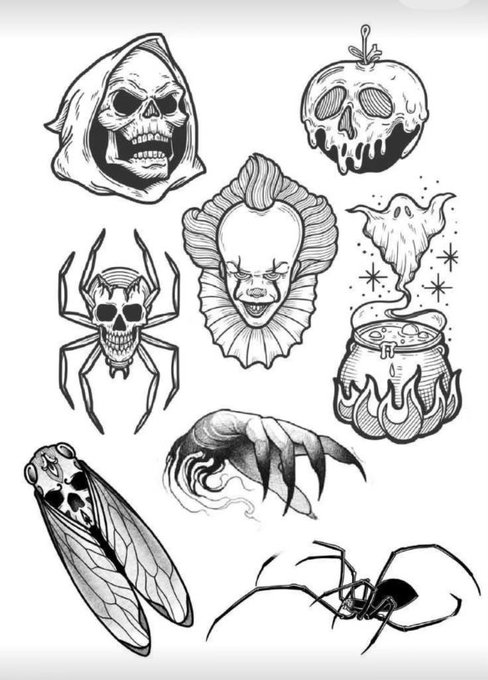2 pic. Friday The 13th Flash Sale ? $60 Tattoos
To Book: https://t.co/pVkjJJ1bkx https://t.co/gK0YfJ