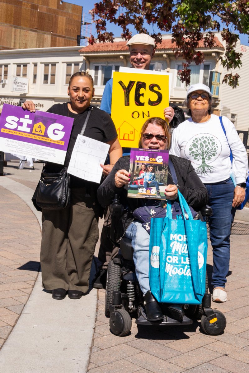 medasf's tweet photo. YES on PROP G:

This past weekend dozens of Mission and citywide residents and nonprofits kicked off the YES on PROP G campaign! 

This measure would establish rental subsidy funding for extremely low-income seniors, families &amp; persons with disabilities. 

#YESonG #PropG #MEDA https://t.co/jJG9fKYr6C