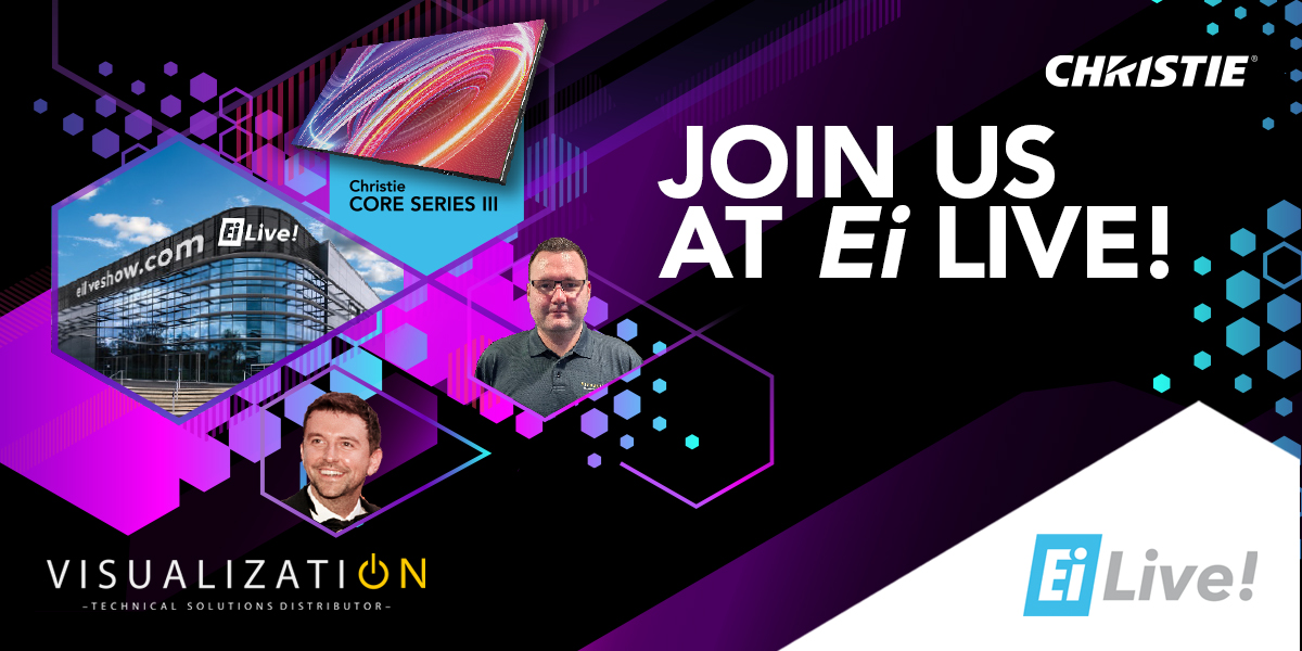 ChristieDigital's tweet image. We’re excited to announce that we’ll be at EI Live next week! 🎉 Don’t miss the chance to connect with Miles Donovan and the @VisualizationAV team at the show to discover more about our Core Series III LED #videowalls.

🔗 Find out more here: eiliveshow.com