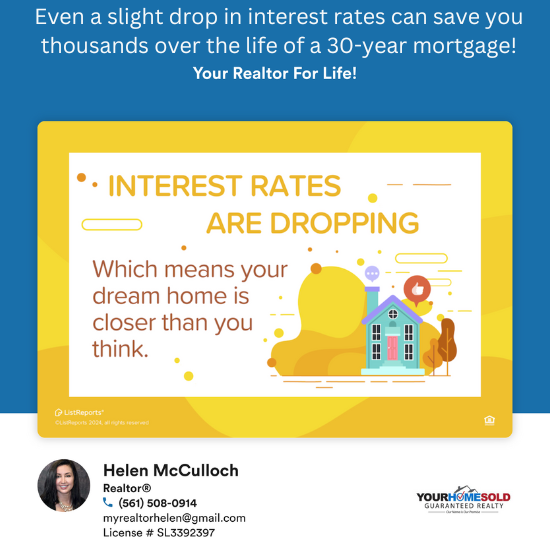 mcculloch_helen's tweet photo. Lower Mortgage Rates, Don’t Wait Reach Out Today, And Let’s Make It Happen! Buying or Selling I'm Here For You!
📞561-508-0914 or Click👉 https://t.co/S97kKmcoq6 for your real estate needs!
#Realtor #RealtorFL #RealEstateFL #RealEstateAgentFL #FloridaRealtor https://t.co/9fCF5qQ4pu