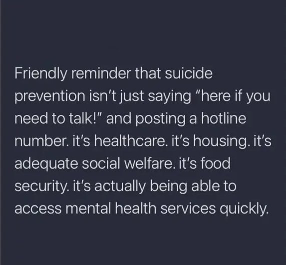 #SuicidePreventionday  #socialdeterminantsofhealth