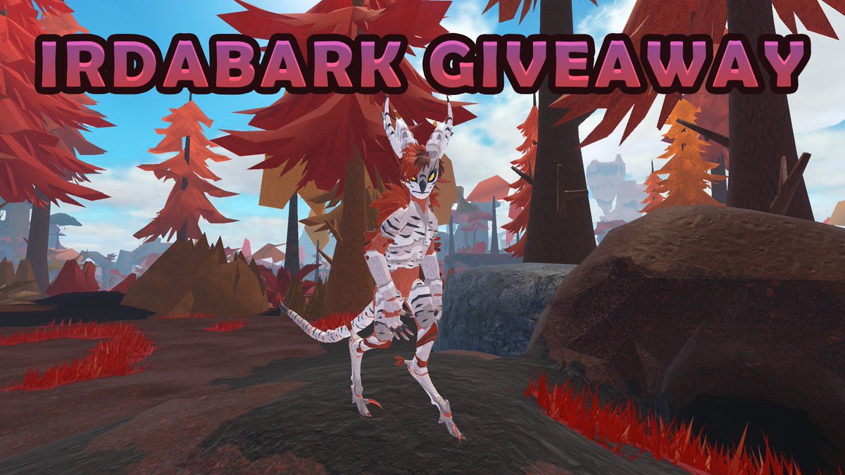 Meet Creature of Sonaria's September Monthly Mission Creature, Irdabark!🍂

We'll be giving away Irdabark Species to 5 lucky winners!
❤️FOLLOW us! <a href="/Sonar_Games/">Sonar Studios</a>
📷RETWEET this post!
💬REPLY with your ROBLOX Username!

🎁This giveaway will end next Tuesday @ 5PM EST. Good Luck!