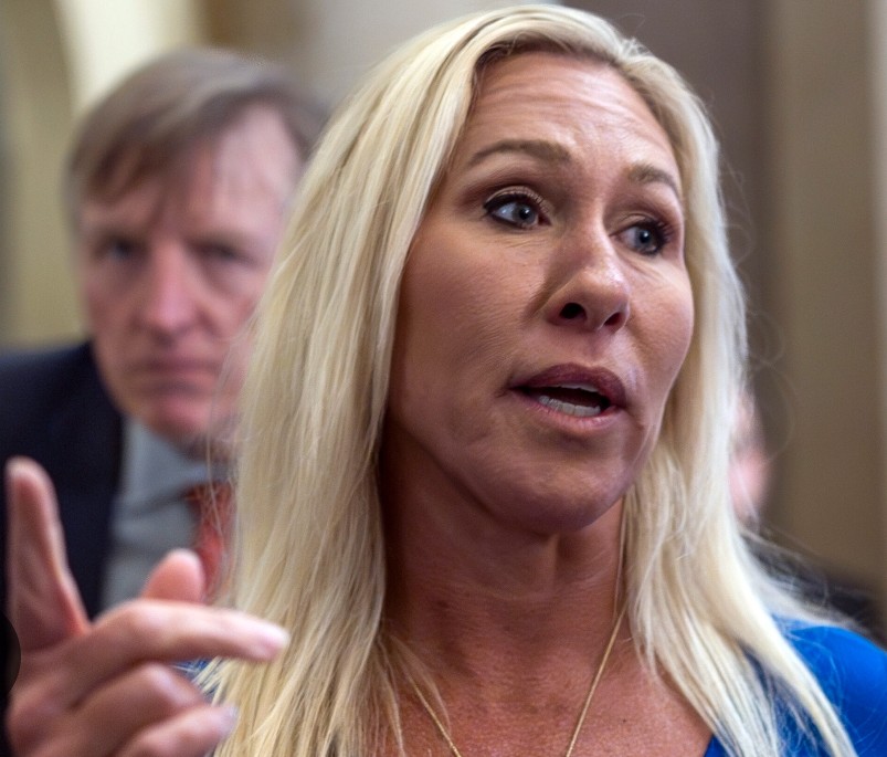 Marge/Marjorie Taylor Greene actually said this:

"If you think gas prices are high now, wait till you're forced to drive an electric vehicle."

Is she the dumbest person in Congress?