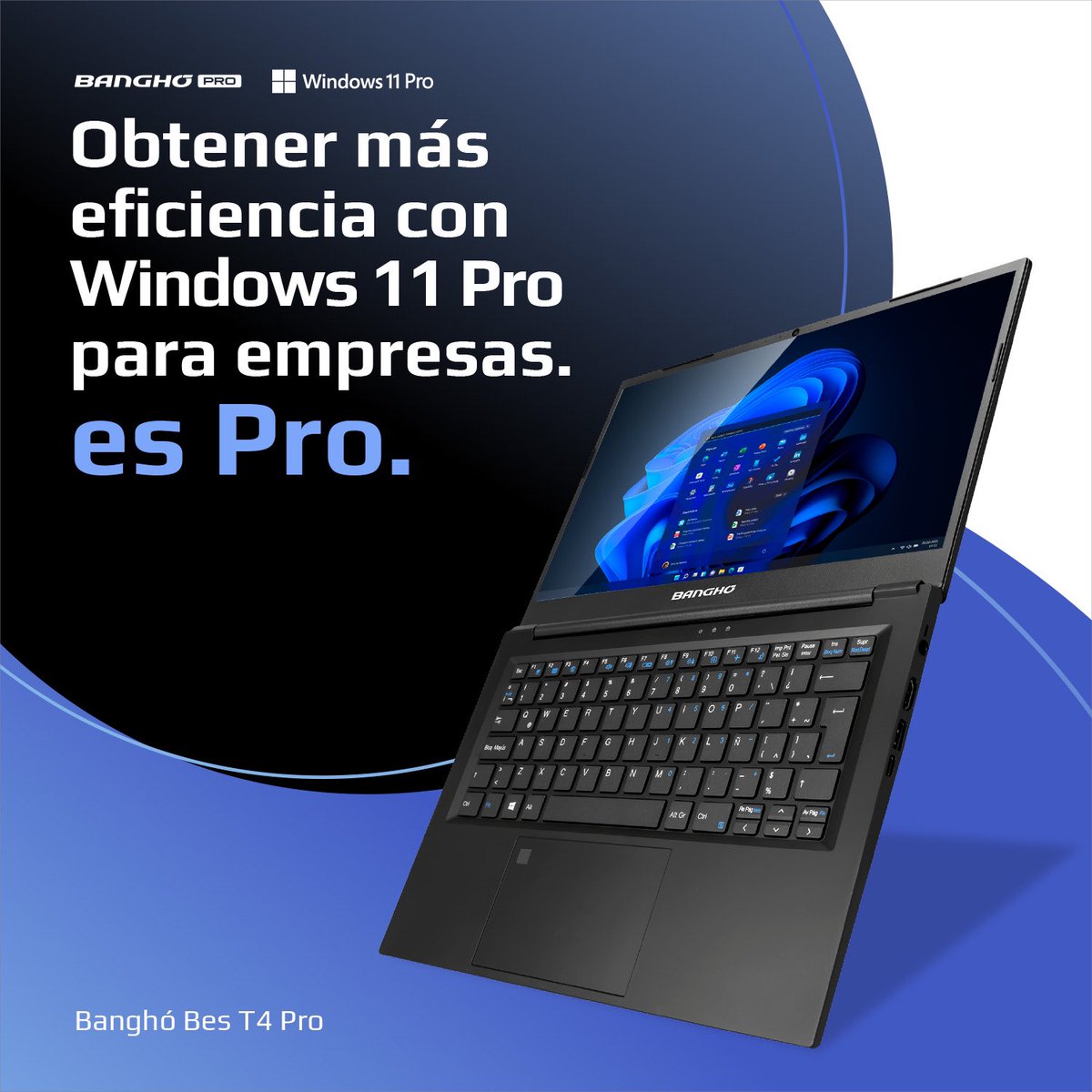 🚀 Llevá la productividad de tu empresa al siguiente nivel con las Notebooks Banghó y Windows 11 Pro. 🚀 

Conectar, crear y trabajar sin límites. ¡Eso es Pro! 🚀 

bangho.com.ar/tienda/profesi…

#BanghóPro #Windows11Pro #TecnologíaEmpresarial #ProductividadAlMáximo #Innovación