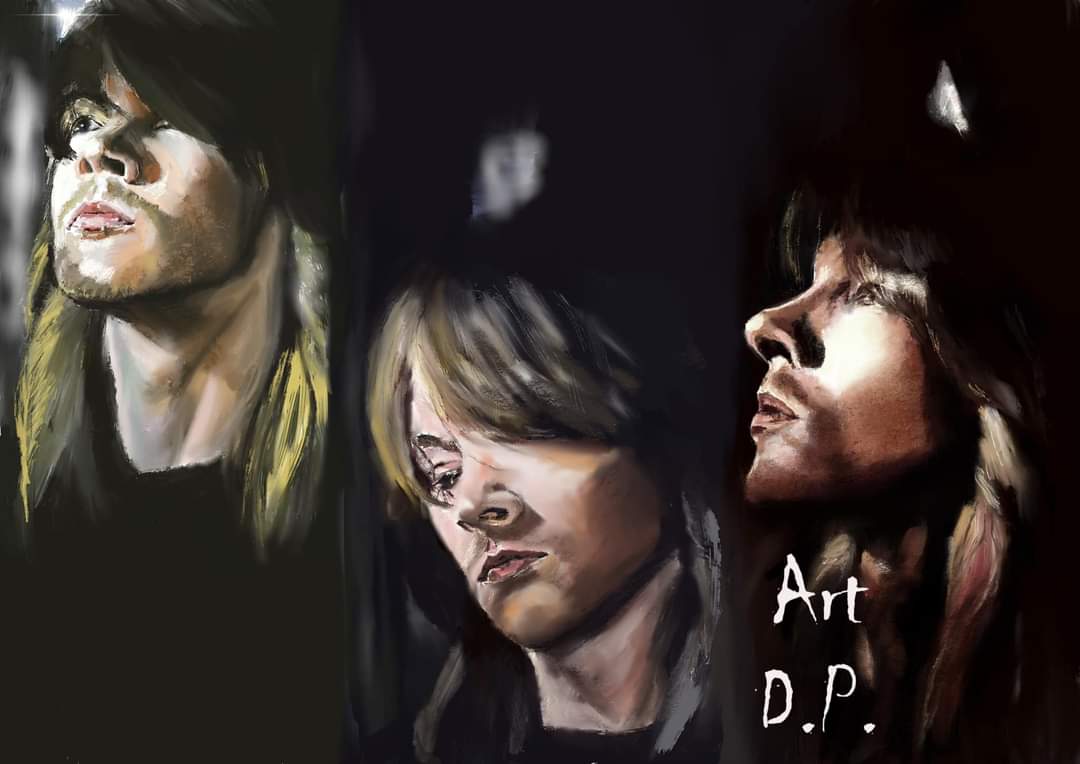 DessyPanayotova's tweet photo. Well… 😊 My collage of these three drawings is finished 🖌️🌹🎨
#myart #collagedrawing #axlrose #gunsnroses #digitalart #procreate #estranged https://t.co/cDHN8NhZ17