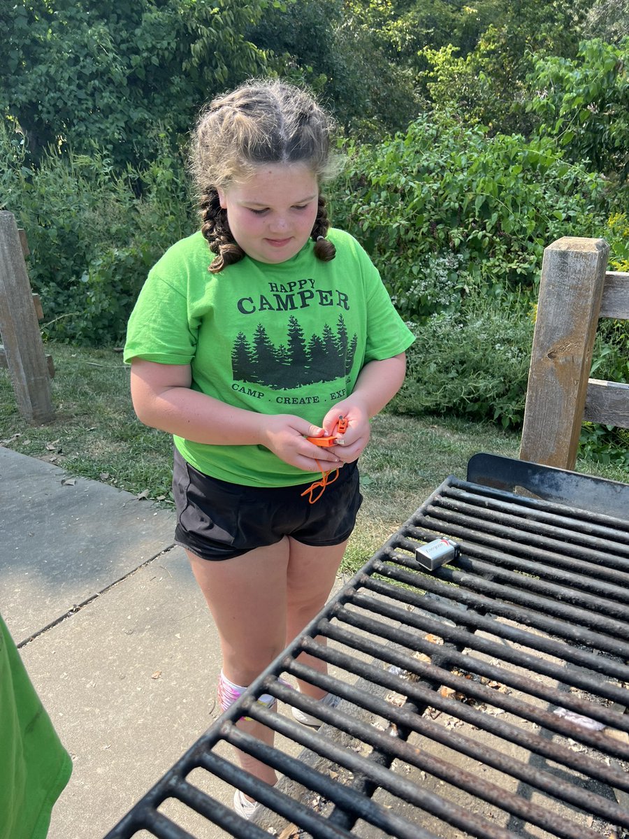 SCEMrsLowder's tweet photo. Fun at water collecting and fire building! #SCEsoars https://t.co/Ts1gabusAq