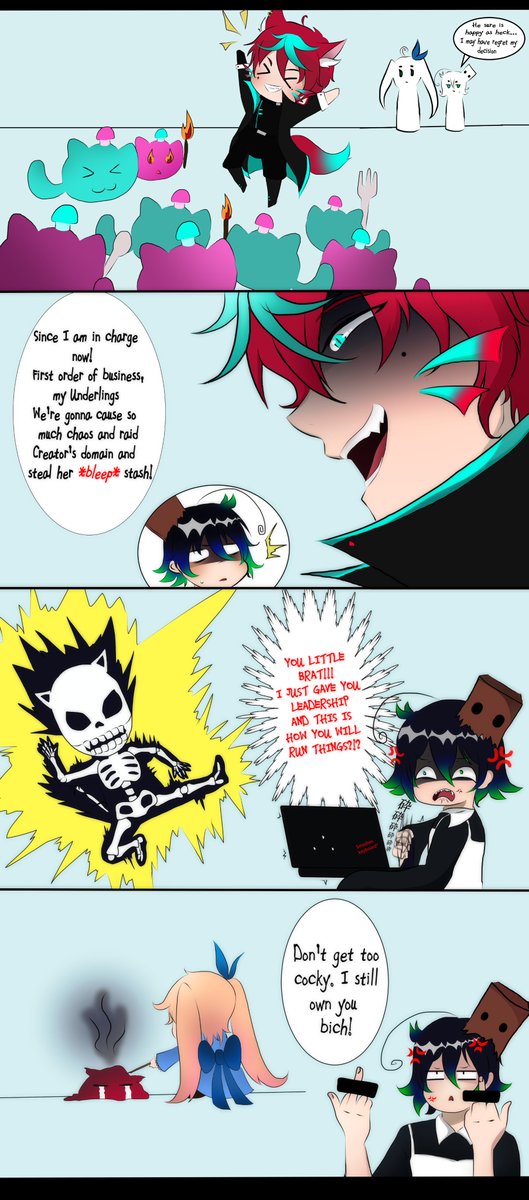 CheshieKun's tweet photo. Call PETA man this is animal cruelty... I'm the lead now so I should have fun with it. ๐ฟ
Creator: AS LONG AS I'M BREATHING I AM STILL YOUR SUPERIOR CHESH! DONT PUSH YOUR LUCK GATTO ๐ข
#Vtuber #UnderShorts #rebrand #VTuberUprising https://t.co/r9Oq4ES30A