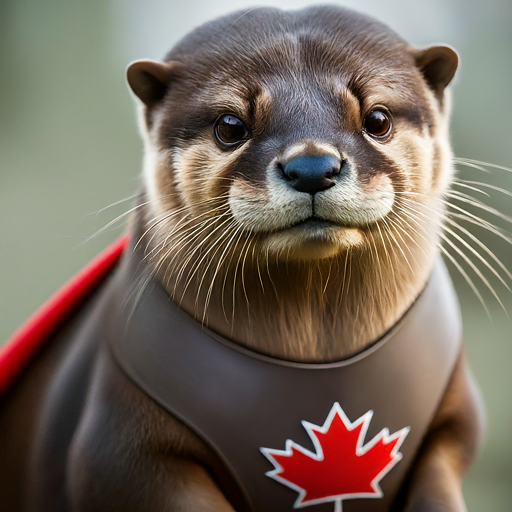 When you ask AI to give you a photo of Otterwa, the Canadian superhero.