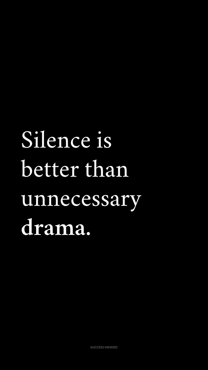_SuccessMinded_'s tweet photo. Silence is better.. https://t.co/yO1HrVbnES