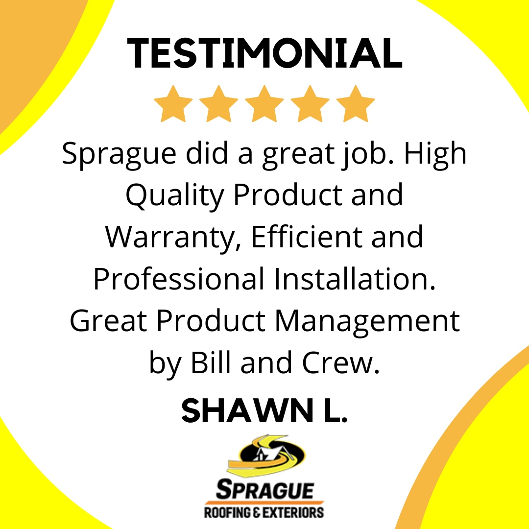 RoofingSprague's tweet photo. ⭐️⭐️⭐️⭐️⭐️ A happy customer means a job well done! 💪🏼 If you've had a great experience with Sprague Roofing, we would love for you to leave us a review! 🙌🏼 Thank you Shawn for sharing the love and trusting us with your roofing needs. 🤩 #SpragueRoofing #CustomerSatisfactio... https://t.co/zk9yw14whu
