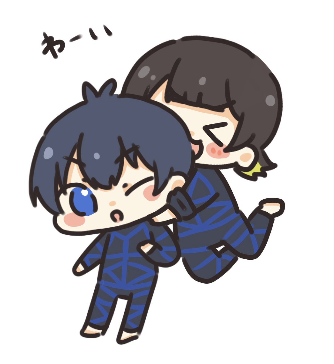 「bcis描きたいいっぱいふたりしゅち 」|花梨(かりん)。@仕事と原稿中のイラスト