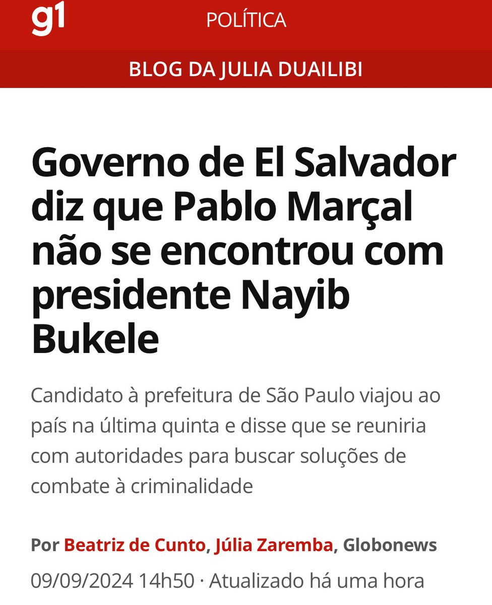 RobbieBr15's tweet photo. Quer dizer então que o Pablo Farçal #MENTIU quando disse que ia se encontrar com o presidente Bukele?

Esse cara é um mitomaníaco perigoso, ele é a Patrícia Lélis da direita.

Só falta agora começar a roubar fotos também. https://t.co/n56XUHNRGP