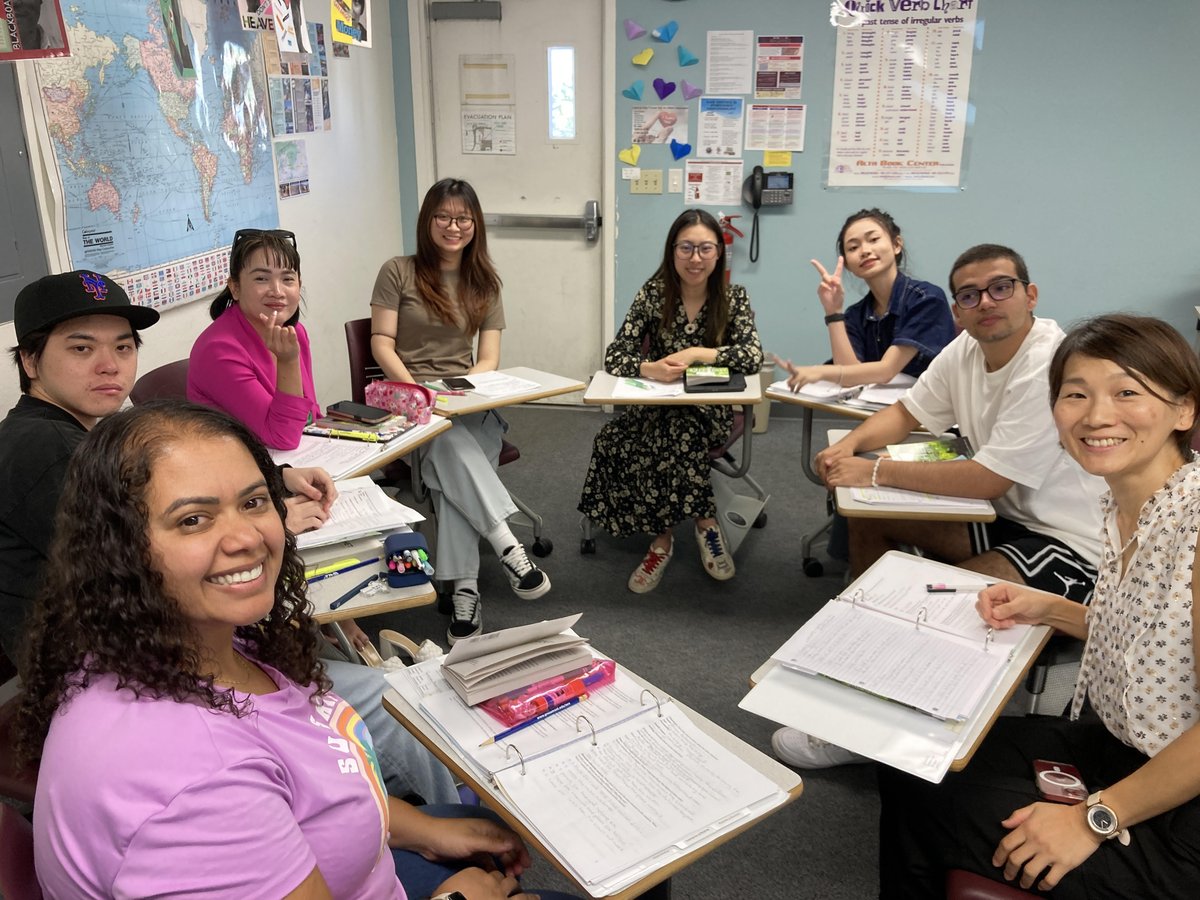 ACE_Grossmont's tweet photo. Learning English, making friends, and creating memories - the perfect mix!
#studyinusa #languageschool #englishschool #internationalstudents #grossmontcollege https://t.co/ZPVU7eRl5f