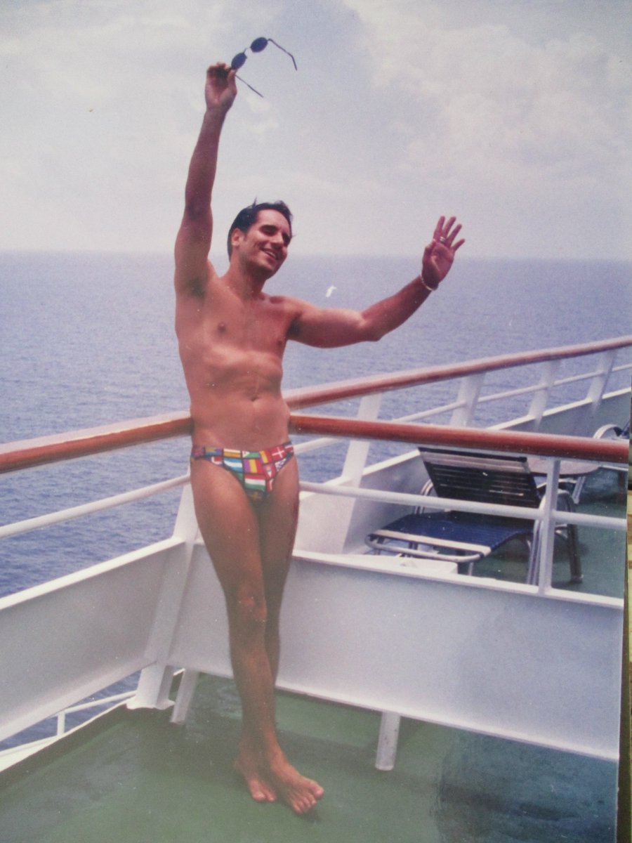 hrh_mark's tweet photo. @JohnCleese YOU were TOO SEXXY wearing only your briefs in A Fish Called Wanda!  LOVE YOUR WORK!  (Me cruising The Bermuda Triangle wearing only my Speedo) https://t.co/5duUI8zTbt