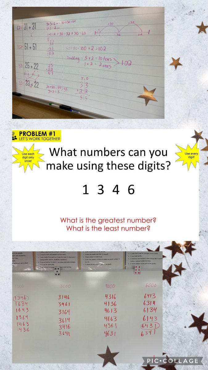 spencerburton's tweet image. Exploring place value today in class! From ones to thousands, students are mastering how to use digits in various place values to build their own 4-digit numbers. The excitement of discovery is real! 🔢💡 #WCDSBmath