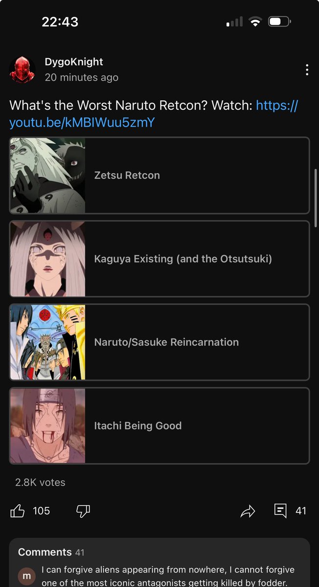 omen_rocks's tweet image. Does this guy think everything in Naruto is a retcon