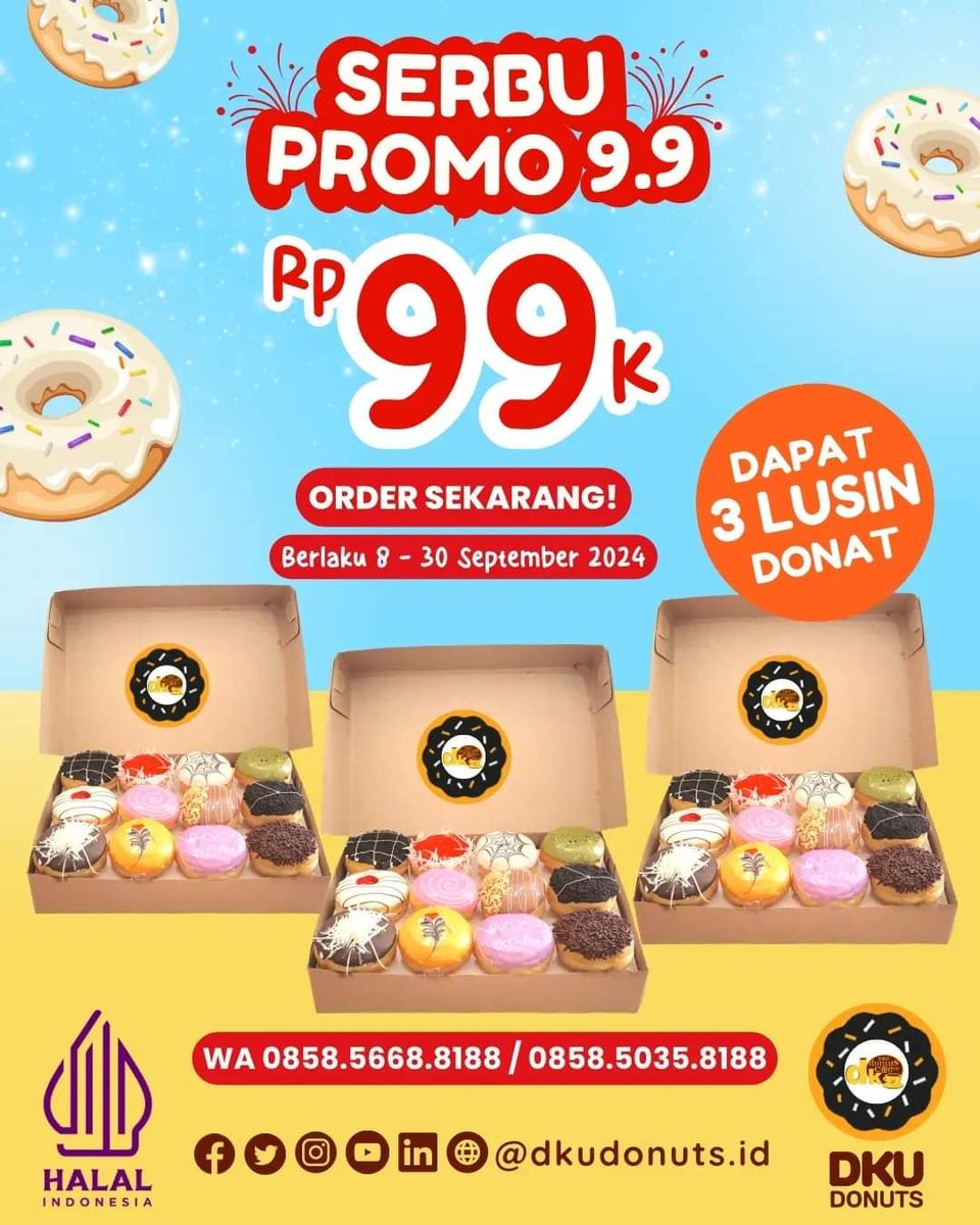 DKU Donuts Indonesia tweet media