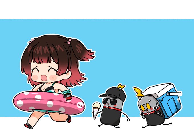 まだまだ暑いのでオバヒに注意しましょう🚨
#ロボ子Art 