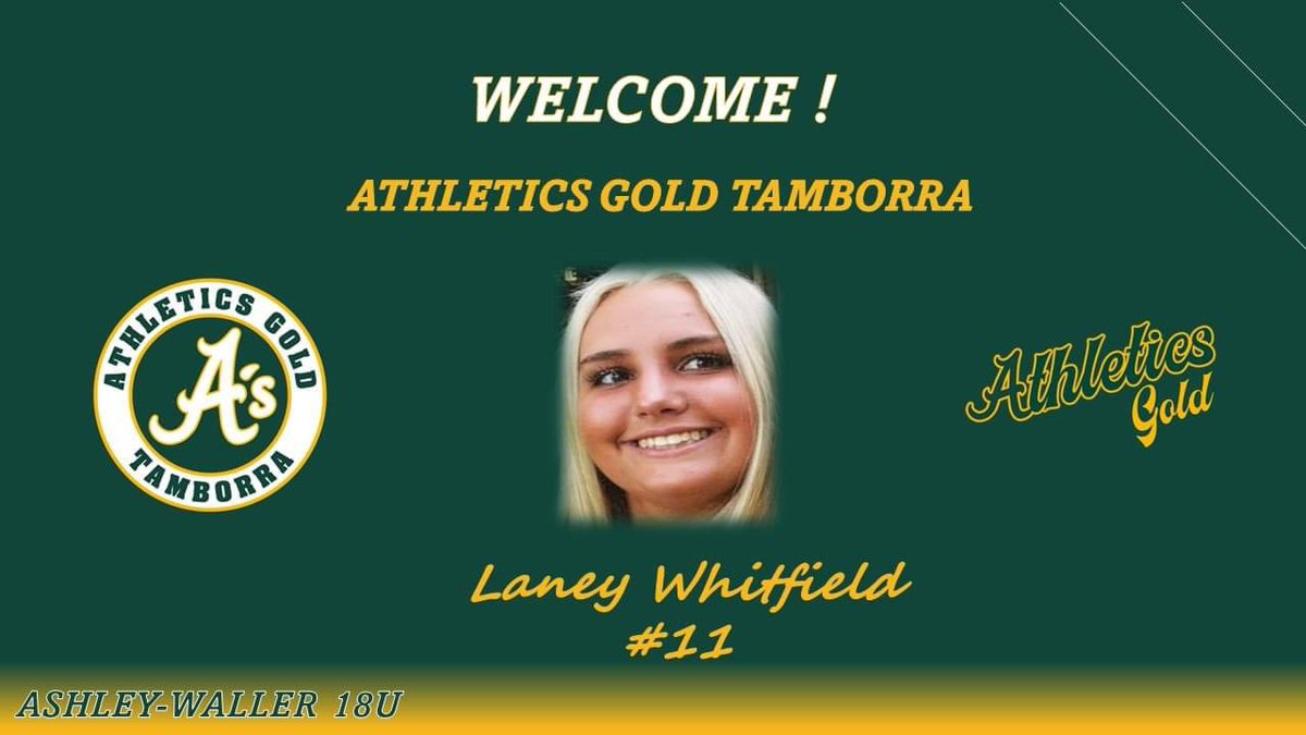 Coach Waller - Athletics Gold Tamborra 18U tweet media