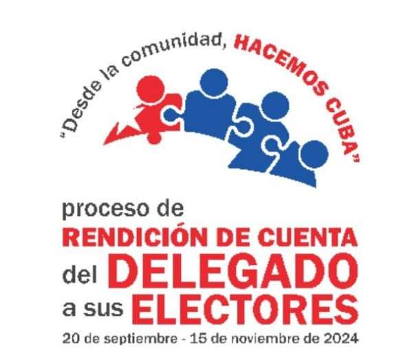 🇨🇺En el período comprendido entre el 20 de Septiembre al 15 de noviembre del presente año, realización de las reuniones de rendición de cuentas de los delegados a las Asambleas Municipales del Poder Popular  a sus electores.
‼️Participa‼️
#CienfuegosXMásVictorias