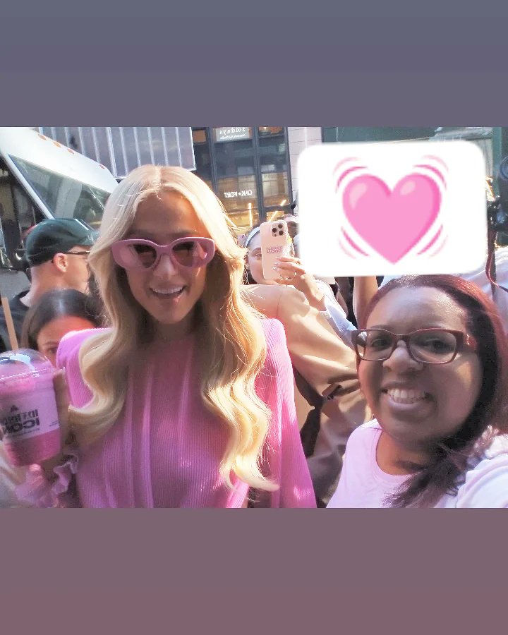 CJG_TT's tweet image. Just met @ParisHilton, the #InfiniteIcon herself 😍