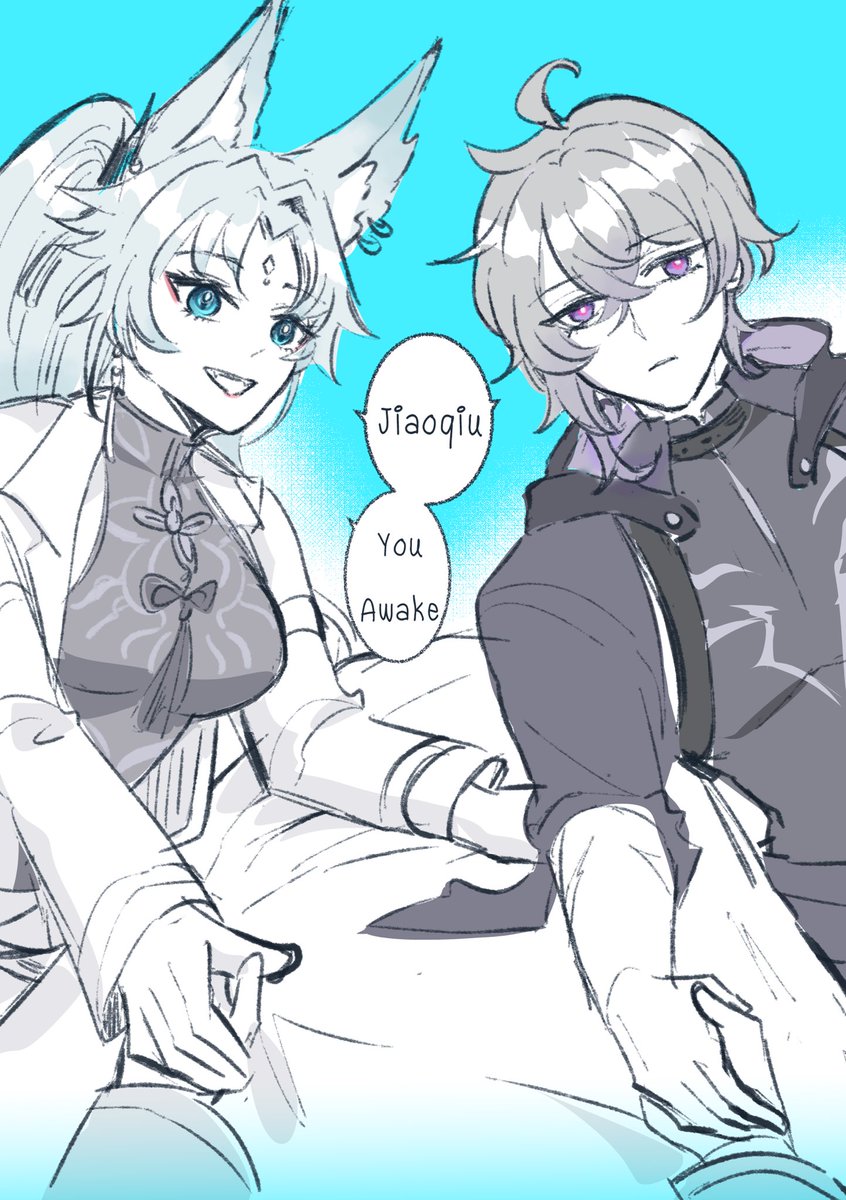MvyTemiErisimp1's tweet photo. StarRail 2.5 spoiler

He surely a healer…
even being a patient himself…

#Jiaoqiu  #Feixiao #Moze https://t.co/wIg5y9rpDq